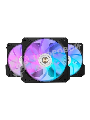 Вентилятор для корпуса Alseye i12B черный, 120 мм, 1800 об/мин, 33.2 дБ, 4 pin