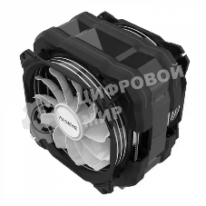 Кулер для процессора Alseye M120D Plus черный, 120 мм, алюминий/медь, 1900 об/мин, 41.2 дБ, 4 pin, 200 Вт, 160 мм