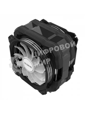 Кулер для процессора Alseye M120D Plus черный, 120 мм, алюминий/медь, 1900 об/мин, 41.2 дБ, 4 pin, 200 Вт, 160 мм