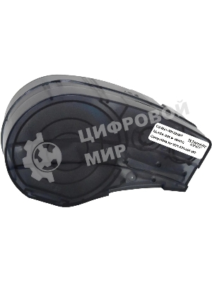 Картридж ленточный Cactus CS-M21-500595WT черный шрифт, белый фон (12.7 мм, 6.4 м) для Brady BMP21-PLUS, BMP21-LAB