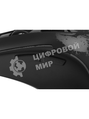 Мышь беспроводная Defender Kronos GM-695 черный, 1600 dpi, радиоканал, USB, кнопки - 7