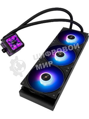 Система жидкостного охлаждения Thermalright Frozen Warframe PRO 360 ARGB Soc-AM5/AM4/1200/1700/1851 черный 4-pin 29.8dB Al LCD Ret (F-WFRAME-PRO-360-BL-ARGB)