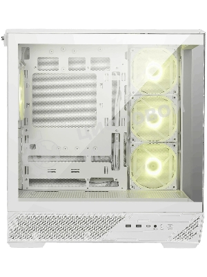Компьютерный корпус MSI MAG PANO 130R PZ White 2xUSB 3.2 Gen 1, 1xUSB 3.2 Gen2 Type-C, 3x120мм ARGB Reverse Blade Fan, 1x120мм ARGB Fan, 1 to 3 Fan PWM Splitter, Tempered Glass Window