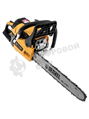 Пила цепная бензиновая Denzel DS-4516, шина 40 см, 45 см 3, 2,5 л.с., шаг 0,325, паз 1,5 мм, 64 зв