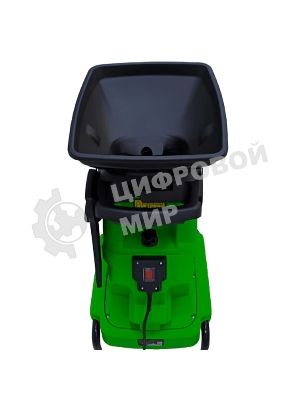 Измельчитель садовый электрический GreenWorks GW-2800SD, 220 В, 2800 Вт с контейнером (2208007)