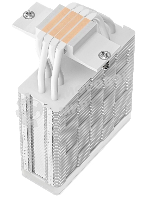 Кулер для процессора DEEPCOOL AG400 WH ARGb V2 белый 120мм алюминий+медь 2100rpm 31.6db 4-pin 220W 152мм