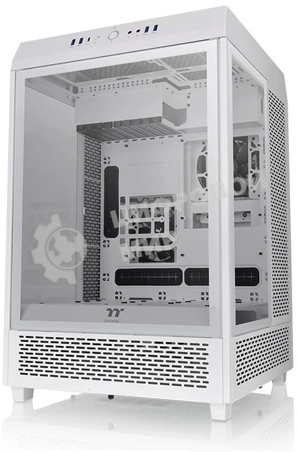 Компьютерный корпус Thermaltake The Tower 500 Snow CA-1X1-00M6WN-00 White,Win,SPCC,Tempered Glass*3,120мм Standard Fan*2