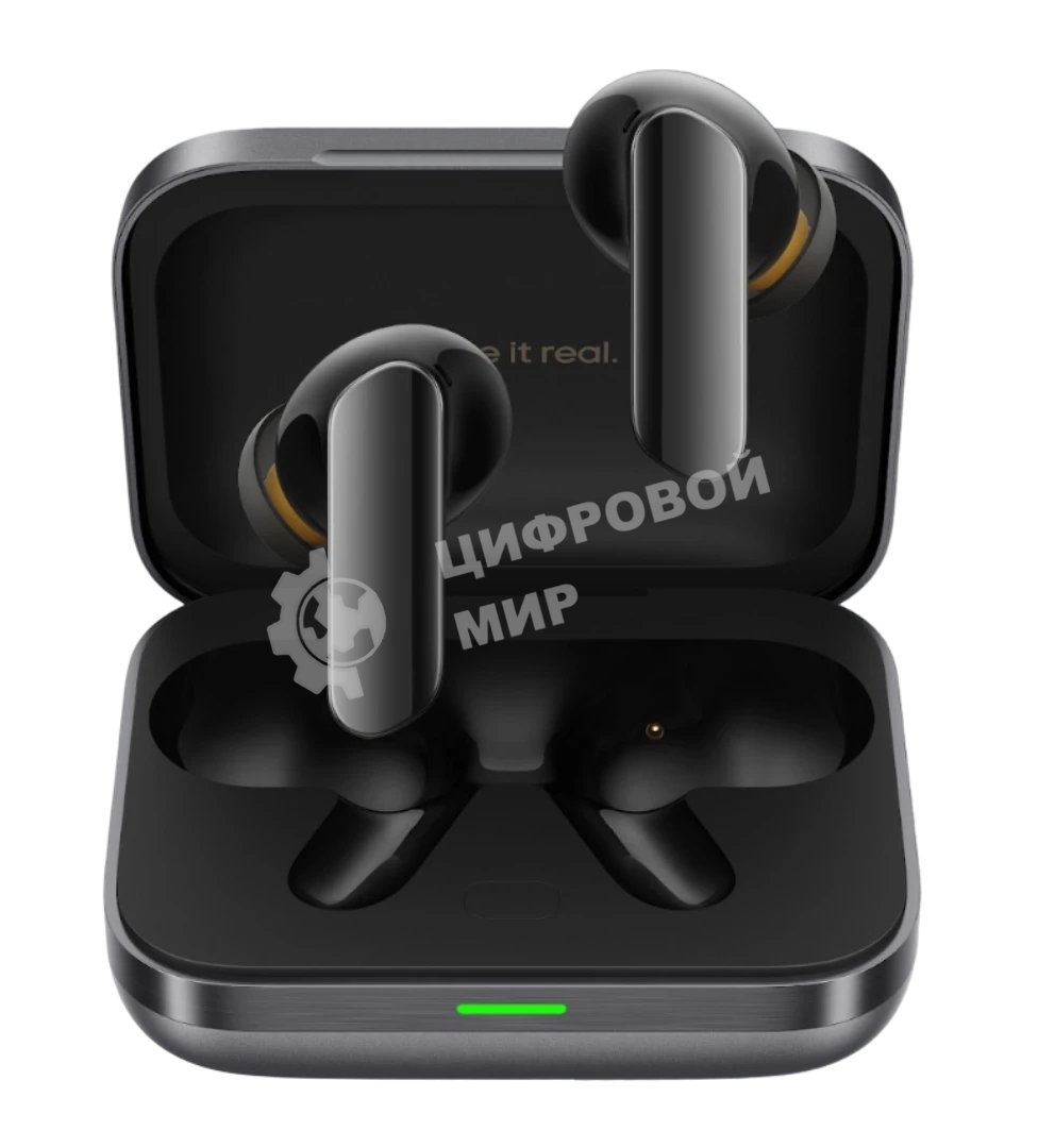 Наушники TWS Realme Buds Air 7 Pro RMA2407 черный/темно-серый, внутриканальные, Bluetooth, активное шумоподавление, до 48 ч