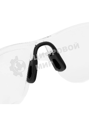Очки защитные Denzel открытые, поликарбонатные, прозрачная линза