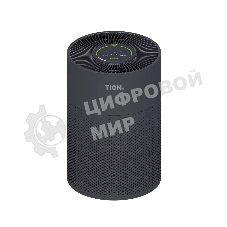 Очиститель воздуха Tion IQ-200 черный, 30 м², HEPA-фильтр, датчик PM2.5, управление со смартфона