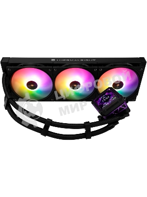 Система жидкостного охлаждения Thermalright Frozen Warframe PRO 360 ARGB Soc-AM5/AM4/1200/1700/1851 черный 4-pin 29.8dB Al LCD Ret (F-WFRAME-PRO-360-BL-ARGB)