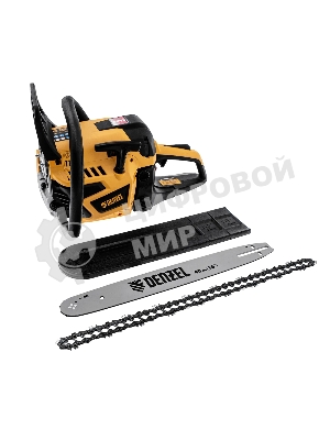 Пила цепная бензиновая Denzel DS-4516, шина 40 см, 45 см 3, 2,5 л.с., шаг 0,325, паз 1,5 мм, 64 зв