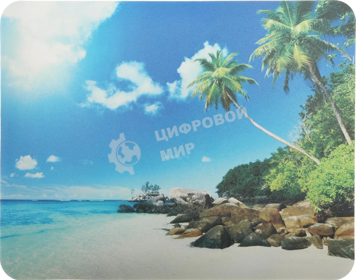 Коврик для мыши Buro BU-M10012 рисунок/пляж