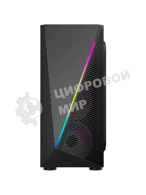 Компьютерный корпус Bloody BD-CC102F черный без БП mATX 2x120мм 2xUSB 2.0 1xUSB 3.0 audio bott PSU