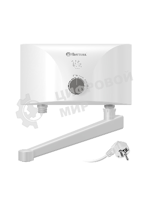 Водонагреватель электрический проточный Thermex Vetro 3500 tap