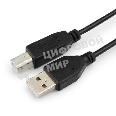 Кабель USB2.0 Гарнизон GCC-USB2-CMBM-1M, Type-C/BM, медь, 1м, черный, пакет
