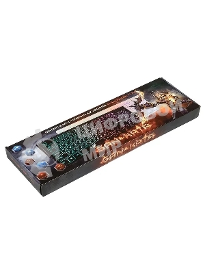 Клавиатура проводная Dialog Gan-Kata KGK-17U BLACK - игровая с RGb-подсветкой, USB, черная