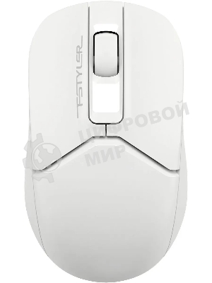 Мышь беспроводная A4Tech Fstyler FB12S белый, 1200 dpi, радиоканал, Bluetooth, USB, кнопки - 2
