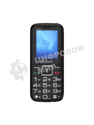 Мобильный телефон Maxvi RT-04 + док-станция, черный