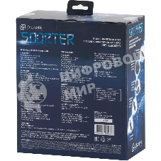 Гарнитура Oklick HS-L930G чёрный/синий, проводная, USB, подсветка