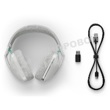 Гарнитура Logitech G321 Lightspeed белый, беспроводная, радиоканал, до 20 ч