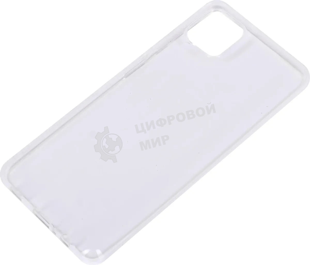 Чехол (клип-кейс) BoraSCO Silicone case для Samsung Galaxy A12/M12 прозрачный