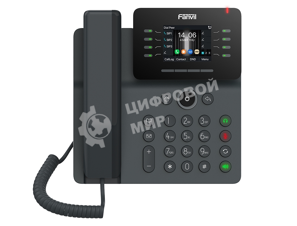 Телефон IP Fanvil V63 черный (упак.:10шт)