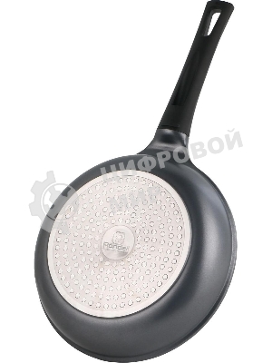 Сковорода Rondell Baselard RDA-2003 круглая 26 см, покрытие: Xylan Plus ручка несъемная (без крышки) темно-серый