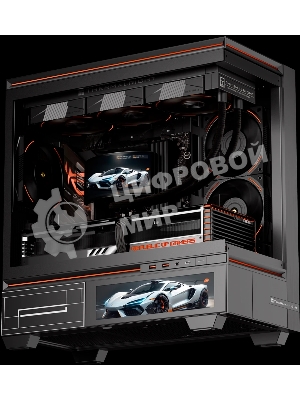 Водяное охлаждение для процессора Thermalright Rainbow Vision 360 Turbo (360mm, LED, Black, ARGB/Fans: 3x120mm, 120.38CFM, 44.7dBA, 3000RPM/Pump height 86mm, 6400RPM, Rad thickness 27mm/S: 1700, 1200, 1851, 115X, 2011, 2066, AM5, AM4)