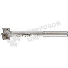 Сверло Сибртех Форстнера по дереву, 16 мм, цилиндрический хвостовик