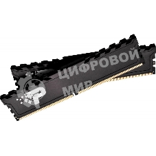 Оперативная память Patriot Signature Premium, DDR4, 32GB (2x16 GB), 3200 MHz, CL22, DIMM, радиатор, черный
