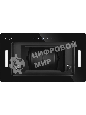 Встраиваемая вытяжка Weissgauff Aura 1350, управление сенсорное, черный