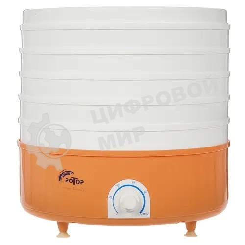 Сушилка для овощей и фруктов Ротор СШ-002-12 с 5 решетами в цветной упаковке