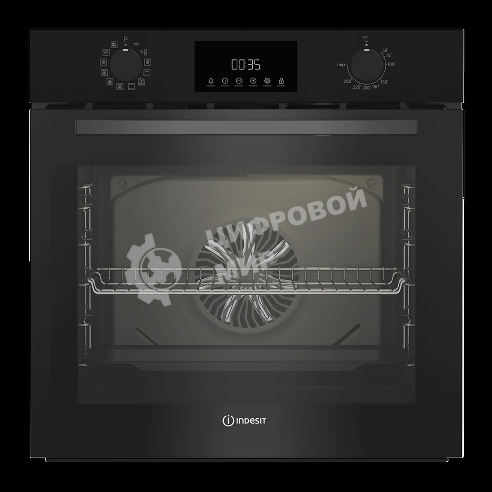 Электрический духовой шкаф Indesit IBFTE 3844 BL черный