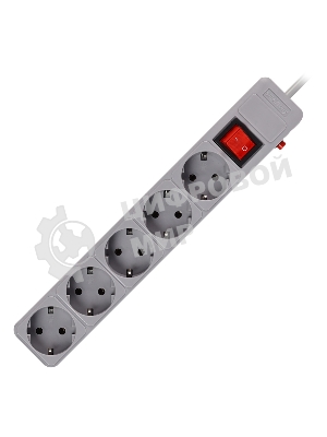 Сетевой фильтр Smartbuy (SBSP-5-50-G) 5 гн х 5,0 м серый