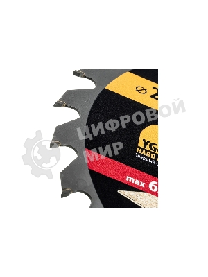 Пильный диск по дереву Denzel ф216 х 20 мм, 24 зубьев