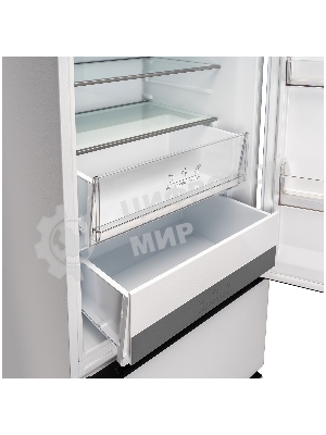 Холодильник DeLonghi DMFS 19PINF BB MATTEO белый трехкамерный 265/140л морозилка снизу, No Frost