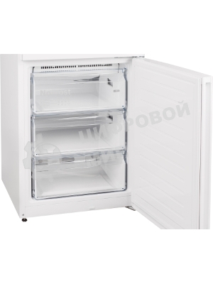 Холодильник Weissgauff CBN2WB1W2 INVERTER белый двухкамерный 280/108л морозилка снизу, No Frost