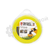 Леска для триммера Denzel звезда 2,4 мм х58 м, блистер FLEX CORD