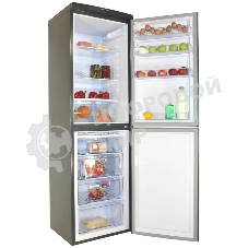 Холодильник DON R-296 G графит зеркальный двухкамерный 209/140л морозилка снизу