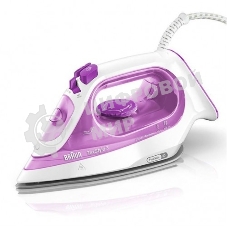 Утюг Braun SI 3030 PU белый/фиолетовый, 2300 Вт, 45 г/мин, 140 г/мин, 270 мл