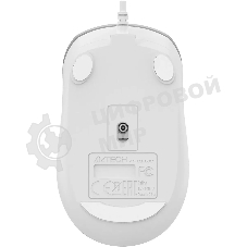 Мышь проводная A4Tech Fstyler FM26S серебристый/белый, 1600 dpi, USB, кнопки - 4