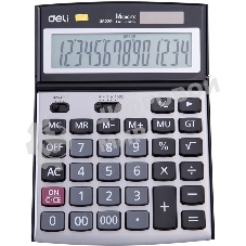 Калькулятор настольный Deli E39229 серебристый 14-разр.