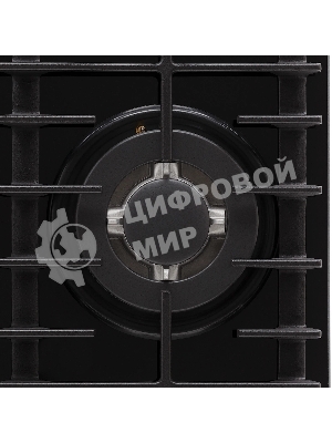 Газовая варочная поверхность Krona HAGEL 45 BL W черный