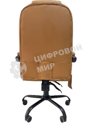 Кресло Cactus CS-CHR-OC05M-BR бежевый, экокожа, подголовник