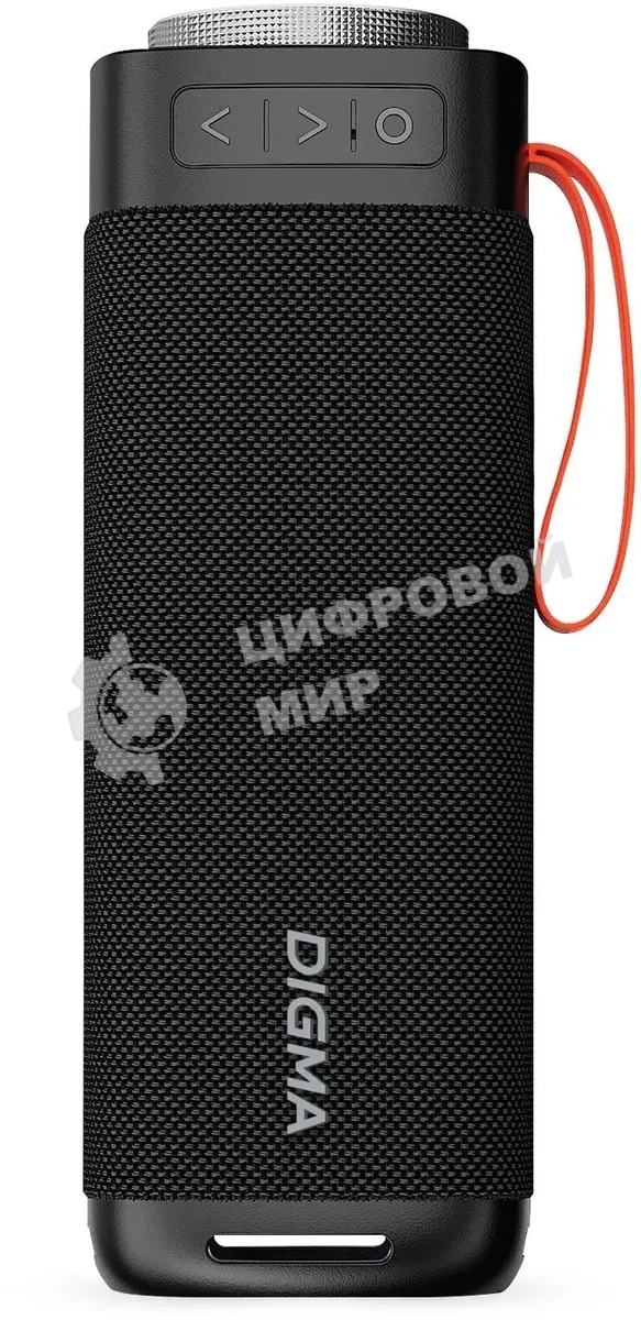Портативная колонка Digma D-PS1522 черный 60W 2.0 BT 10м 3000mAh