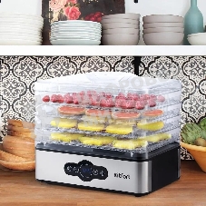 Сушилка для овощей и фруктов Kitfort KT-1914 5под. 240 Вт, черный