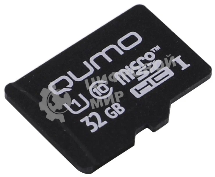Флеш карта MicroSDHC 32Gb QUMO Class 10 UHS I no adp