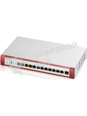 Межсетевой экран Zyxel USG FLEX 500H с подпиской Gold на 1 год (AS, AV, CF, IDP/DPI, Sandboxing, SecuReporter), Rack, 2xRJ-45: 1/2.5G (LAN/WAN), 2xRJ-45: 1/2.5G PoE+ (LAN/WAN), 8xRJ-45: 1G (LAN/WAN),