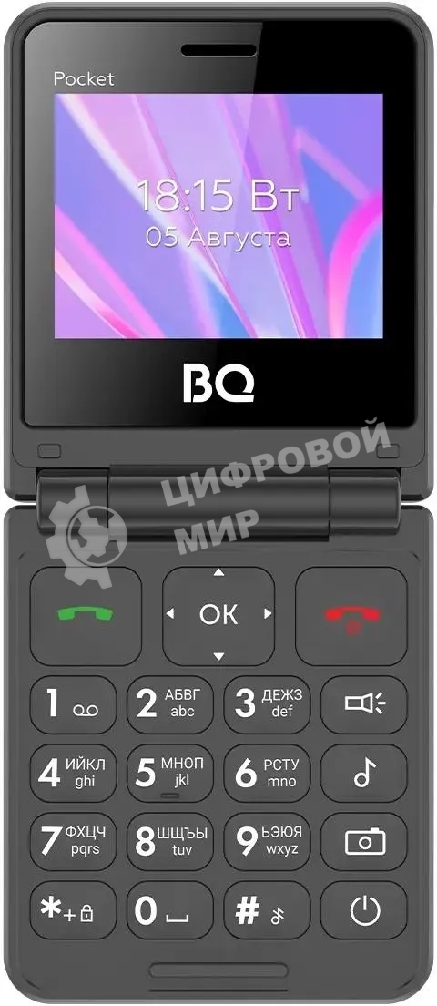 Мобильный телефон BQ 2456 Pocket красный